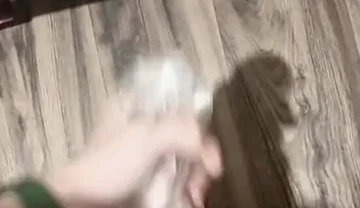 Horny Twink Needed a Release. Big Cumshot, Fucking a Flashlight, Intensive Masturbation. POV 4K Full HD