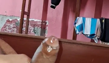 The Young Boy From the Desi Village, Full of Enthusiasm, Is Having Sex with His Hands.