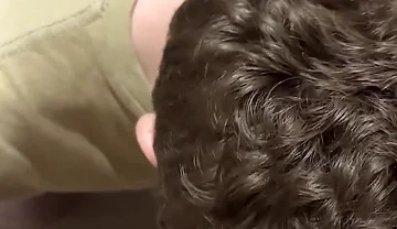 He Kisses My Big Hard Cock While I Pee