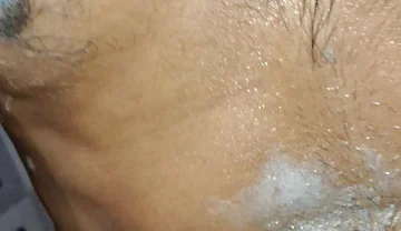 A Young Hindu Boy From India Is Fucking His Thick Cock Hard with His Hands While Taking a Bath