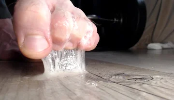 Daddy Feeds Drool and Snot with Legs