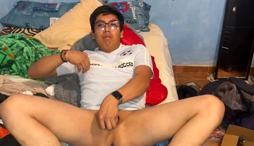 Jugando Con Un Dildo, En Castidad