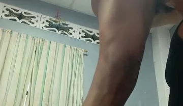 Black Man with a Big Cock Mercilessly Fucks My Mouth