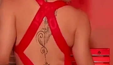 Femboy Burning with Desire and Showing off Her Sensual Body