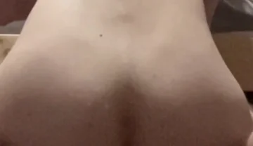 Hude Dildo Riding- 9 Inch Dick Tears Twinks Ass. Horny Moaning, Masked and with Tight Asshole