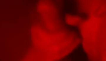 Oily Masturbation in Red Monochrome