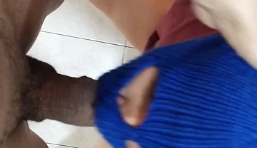 The Colombian Macho Masturbates While Twink Sucks His Fat Cock