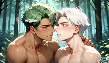 Unleash Your Horny Side with This Muscled Fellow in a Handsome Fuckfest Through the Forest! Experience the Ultimate Gay