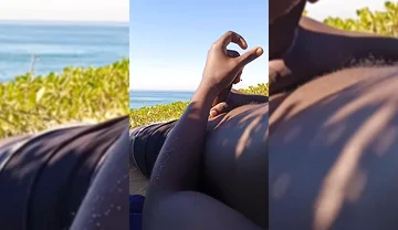 Cautionwear Headsets!!! Stranger Walks by While I Cum!