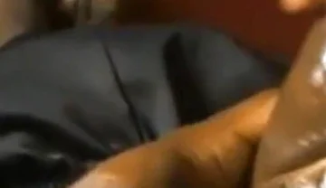 Squeezing Stroking My BBC Cumming