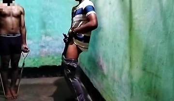 Gym Muscular Twink Boy Masturbate