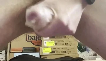 Horny Twink Fucking a Fleshlight Toy and Cumming Hard!