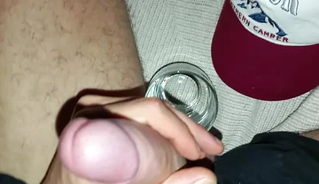 The Rich Big Cock Fucked the Glass Hard and the Internal Cumshot Was Massive