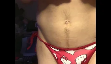 Cdmichelle Wearing Red Hello Kitty Bikini Swimsuit