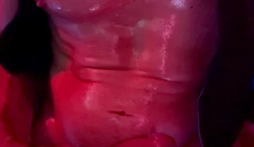 Muscle Bro Jerks Cock Oiled up