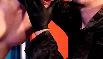 The Slave Suffers in Predicament Bondage and Chastity