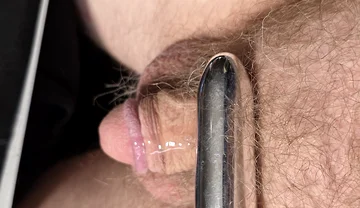 Horny Silver Daddy Bear Plays with Vibrator