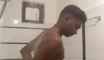 Sri Lankan Teen Boy Showered
