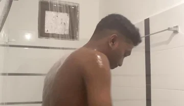 Sri Lankan Teen Boy Showered