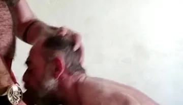 Two Hairy Muscle Daddies