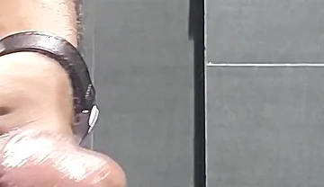 Horny Office Worker Sneaks Into Washroom to Masturbate After a Long Day