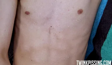 Nico (19) - Skinny Twink Boy Pissing and Jerking off