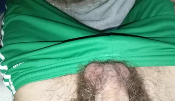 Spectacular Playful Cumshot of Esta Bonita Huge Cock Recorded with the Mobile Phone in the Dark