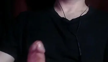 Horny Guy with Huge Massive Cock Big Load. Hot Cumshot