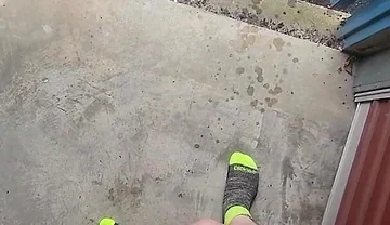 Almost Caught Enjoying the Storage Unit