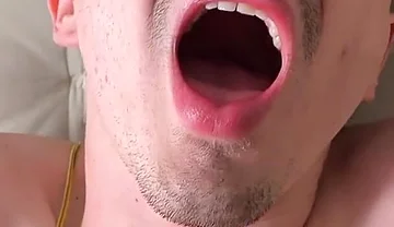 Daddy Masturbates Me and Fucks Me Bareback in POV Hard and Deep, He Fills My Ass with Milk