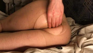 Hard Anal Fisting in Pantyhose