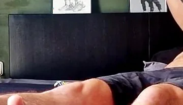 Bearded Master's Feet Massage & Worship by Hairy Muscle Sub