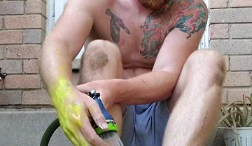I Needed to Wash My Hands and Feet I After Got a Little Carried Away with a Painting I Was Working on