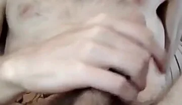 Morning Cum From Skinny Hairy Guy
