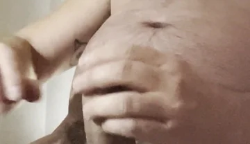 Hairy Stepdaddy Bator, Hot Cheesy Wank & Cum