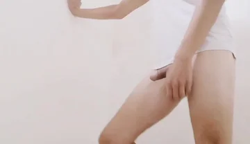 Guy Shows off His Smooth Hot Body, Jerks off and Cums Into the Cam