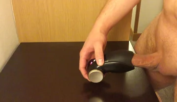 Triple Cumshot in My Hotel Room Using Fun Factory Glans Vibrator