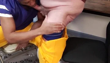 Coach Teaches Player How to Handle Balls