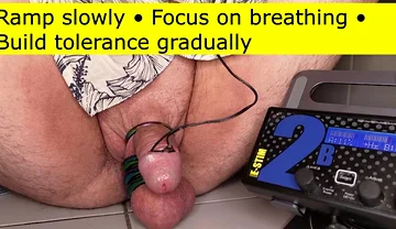 E-stim Tutorial: Bipolar Magictrode Glans Stimulation