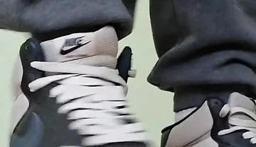 Nike Sneakers on My Feet
