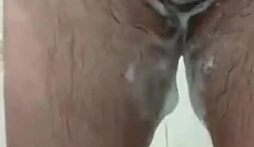 Turkish Bathroom Shower and Big Cumshot.