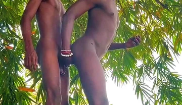 Under the Tree.. at the Road Having Sex