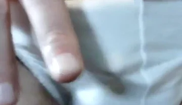 White Pants Solo Cum Fountain