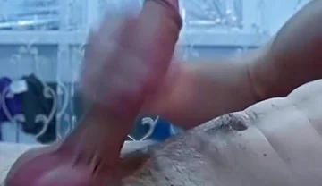 A Pleasure for the Eyes, a Guy with a Beautiful Body Brings His Big Cock to Orgasm and Cums