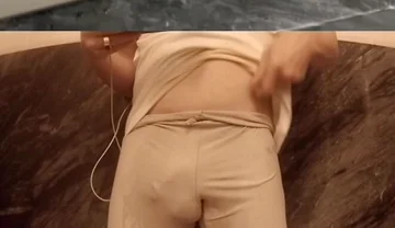 I Couldn't Hold It - Wetting Myself in Gym Outfit - Front View and POV