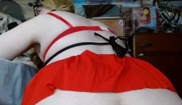 Fat Sissy Pig Playing on the Floor Like It Should Be