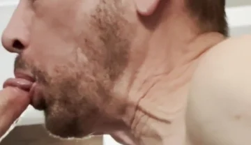 Stepdaddy Get Sucked and Fucked Two Loads of Cum