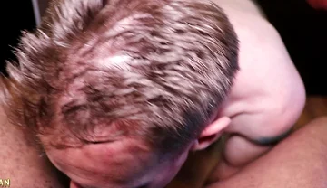 Big Dan Gags Sucking My Dick