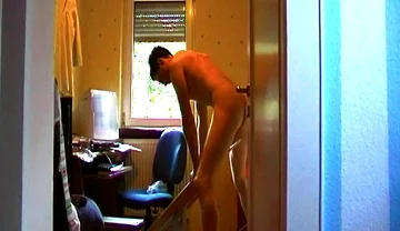 Fleshlight Pussy Stand Fuck Masturbation in Front of Window