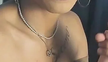 Femboy Gigi Wakes up Horny and Sucks Her Dildo Hard Cock Before Bouncing the